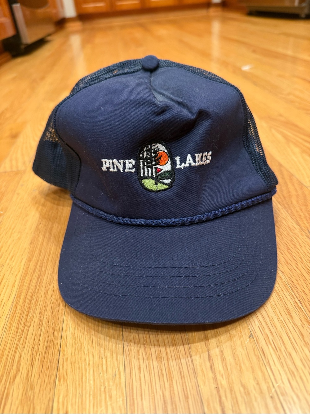 Pine Lakes Navy Mesh Trucker Hat